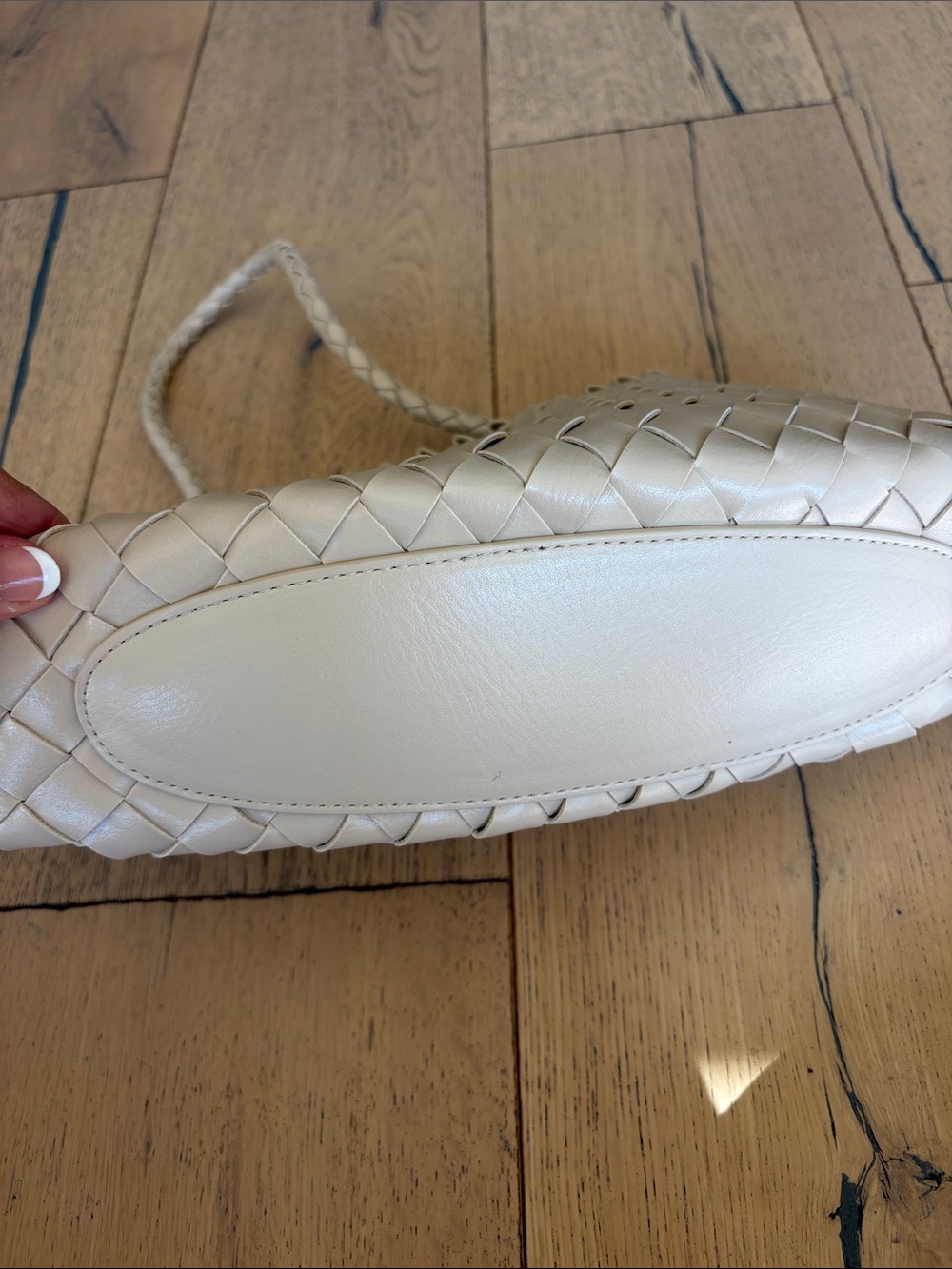 Anthropologie Braided Woven Shoulder Bag in Beige - Picture 6 of 7